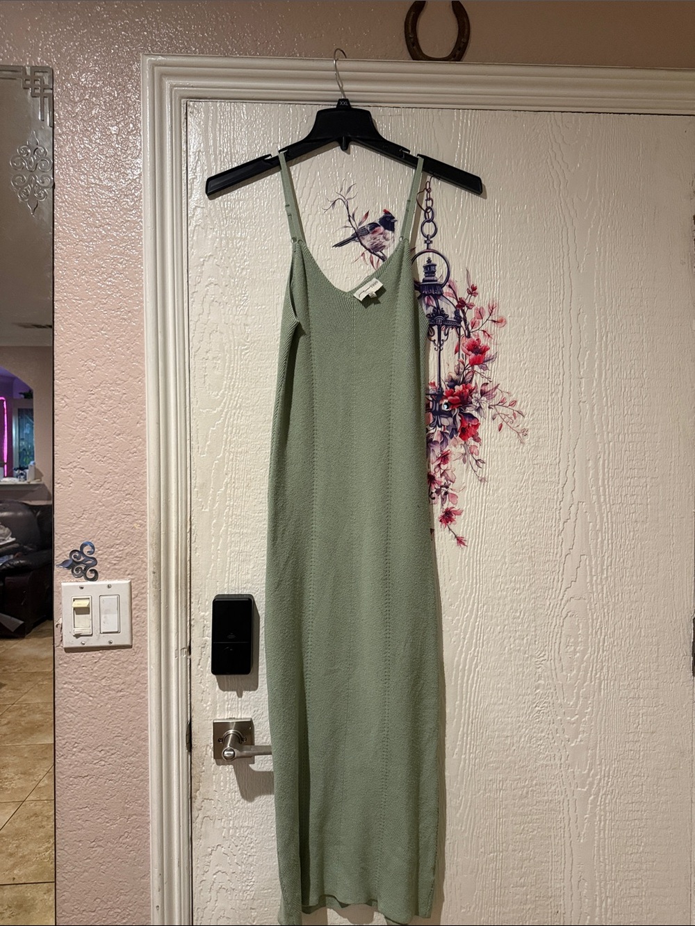 Sage Green Slip Maxi Dress with Adjustable Straps